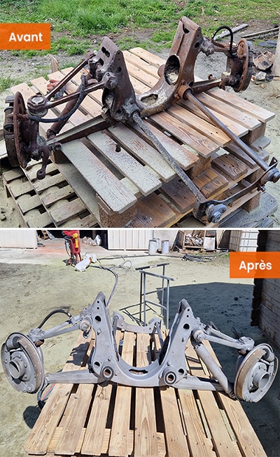machine avant apres
