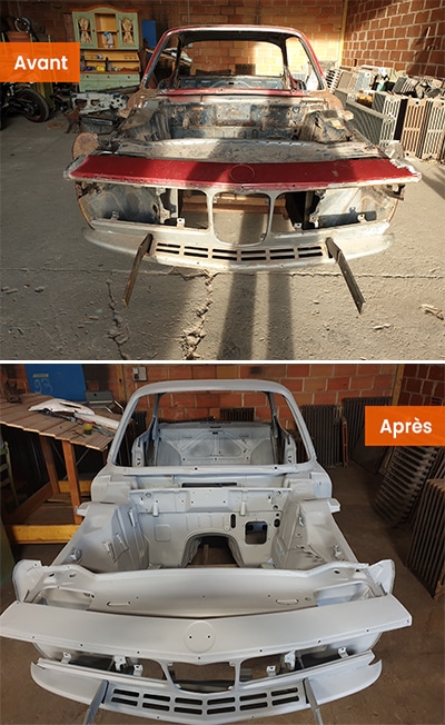 sablage auto sur le tarn